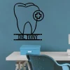 Custom Dentist Tooth Metal Wall Art, Dentist Tooth Gift, Dental Assistant Gifts, Dentist Office Decor, Tooth Sign, Dental Student Gift