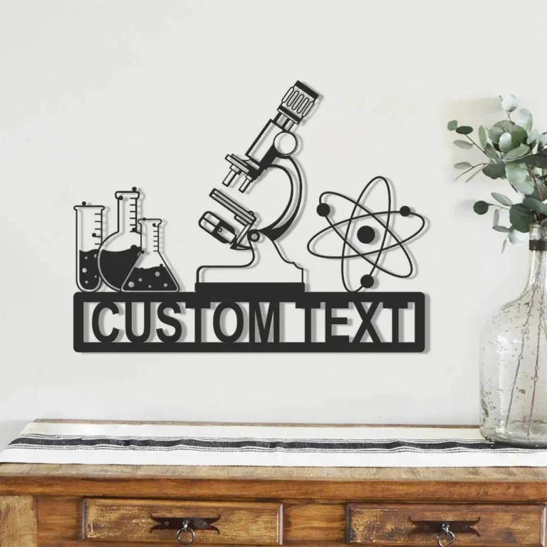 Science Custom Name Metal Sign, Science Class, Science Fair, Classroom Decor, Classroom Custom Sign, Personalized Classroom Display, Chemistry