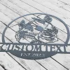 Personalized Sugar Skull Metal Sign, Custom Skull Wall Art For Room Decor, Man Cave Decor, Skull Metal Art, Skull Name Sign, Skull Wall Hanging