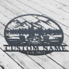 Personalized Forest Lake Metal Sign, Lake House Sign, Metal Sign Lake House Sign, Lakehouse Decor, Outdoor Metal Sign, Custom Metal Sign