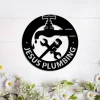 Custom Plumbing Metal Sign, Personalized Plumber Metal Wall Art, Repair Service, Decor Repairman Birthday, Repairman Sign, Repairman Gift