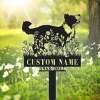 Custom Border Collie Memorial Stake Sign, Pet Loss Gift, Sympathy Sign, Remembrance Stake, Pet Grave Markers Sign, Metal Sign With Stake