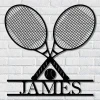 Custom Tennis Metal Wall Art, Personalized Tennis Monogram, Tennis Player Sign, Tennis Player Gift, Tennis Gifts, Tennis Sign, Tennis Lover Gift