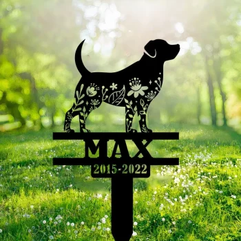 Dog Memorial Sign Personalized Dog Memorial Plaque With Stake Dog Burial Stake Metal Dog Memorial Stake Metal Dog Grave Marker Garden Stake