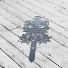 Personalized Floral Cross Memorial Stake, Metal Stake, Sympathy Sign, Grave Marker, Remembrance Stake, Garden Decor, Cross Sign