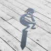 Kokopelli Metal Garden Stake, Kokopelli Metal Sign With Stake, Outdoor Decor, Kokopelli Wall Decor, Garden Decor, Patio Decor, Garden Sign