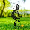 Kokopelli Metal Garden Stake, Kokopelli Metal Sign With Stake, Outdoor Decor, Kokopelli Wall Decor, Garden Decor, Patio Decor, Garden Sign