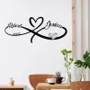 Personalized Wedding Gift For Couple, Infinity Sign With Names And Date, Anniversary Gift, Wedding Date Sign, Engagement Announcement Sign