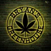 Personalized Marijuana Metal Sign With Led Lights, Custom Cannabis Name Metal Wall Art, Marijuana Decor, Smoker Gift, Birthday Gift, Man Cave