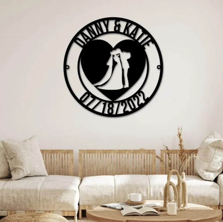 Custom Wedding Sign, Personalized Wedding Gift, Family Name Sign, Wedding Decor, Mr And Mrs Sign, Last Name Metal Sign, Custom Metal Sign