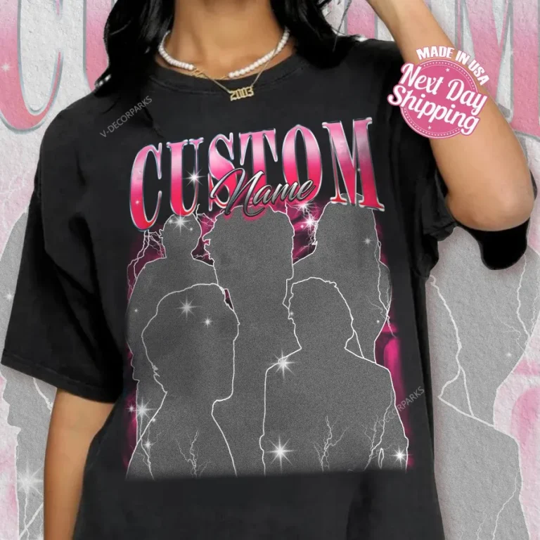 Custom Your Own Vintage Bootleg Shirt, Customize Singer Rapper Shirt,90s Vintage Bootleg Shirt, Custom Photo Shirt, Couple Gift Idea