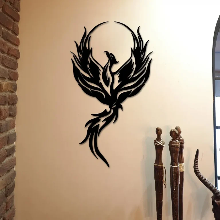 Phoenix Metal Sign, Phoenix, Phoenix Decoration, Indoor Decor, Room Decoration, Indoor Decor, Metal Sign Art, Phoenix Wall Art, Phoenix Wall Decor