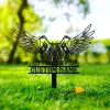 Motocycler Memorial Stake, Biker Memorial Cross For Grave, Riding With Angels, Biker Memorial Garve Maker, Grave Marker Human, Dad Memorial