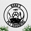 Personalized Pet Grooming Metal Wall Art, Pet Grooming Service, Pet Salon Metal Wall, Pet Groomer Sign, Salon Owner Gift, Pet Salon Decor