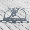 Hockey Player Name Sign, Custom Hockey Metal Sign, Hockey Stick Sign, Gift For Hockey Player, Personalized Hockey Wall Art, Hockey, Ice Hockey