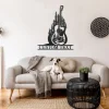 Custom Guitar Metal Sign , Guitar Signs, Guitar Studio Name Wall Decor, Guitar Wall Hanging For Decoration, Guitar Decor, Music Room Decor