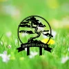 Custom Bonsai Garden Sign, Bonsai Tree Garden Stake, Personalized Bonsai Garden Sign, Garden Sign, Outdoor Garden Decor, Garden Gift, Gift For Mom