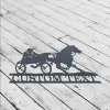 Harness Racing Metal Sign, Custom Harness Racing Metal Sign, Personalized Horse Sign, Equestrian Gift, Horse Sign, Horse Gift, Horse Lover