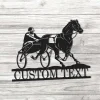 Harness Racing Metal Sign, Custom Harness Racing Metal Sign, Personalized Horse Sign, Equestrian Gift, Horse Sign, Horse Gift, Horse Lover