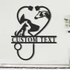 Veterinarian Metal Wall Art, Personalized Veterinarian, Custom Animal Care Metal Sign, Vet Metal Decoration For Living Room, Veterinarian Gift