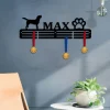 Personalized Pet Dog Award Medal Holder, 12 Rungs For Medals & Ribbons, Dog Award Display, Dog Medal Display, Custom Dog Name Medal Hanger