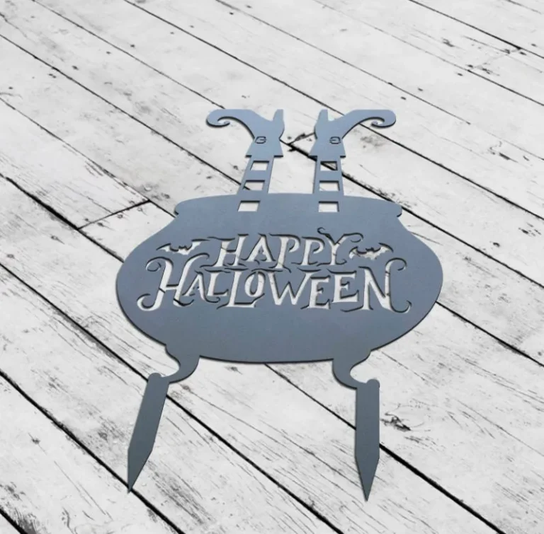 Witch Legs Stake, Halloween Metal Stake, Halloween Decor, Witch Halloween, Unique Gift, Garden Decor, Garden Sign, Outdoor Sign, Garden Stake