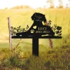 Custom German Shepherd Memorial Stake Sign, Metal Sign With Stake, Pet Loss Gift, Sympathy Sign, Remembrance Stake, Pet Grave Markers Sign