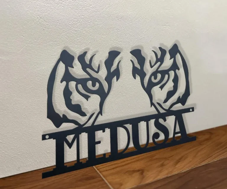 Eye Of The Tiger Metal Wall Art, Metal Tiger Wall Decoration, Personalized Home Wall Art, Custom Tiger Sign, Housewarming Gift, Tiger Lover Gift