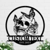 Personalized Sugar Skull Metal Sign, Custom Skull Wall Art For Room Decor, Man Cave Decor, Skull Metal Art, Skull Name Sign, Skull Wall Hanging