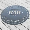 Custom Bar Sign, Personalized Bar Metal Wall Art, Bar Decor, Custom Pub Sign, Man Cave Decor, Outdoor Patio Sign, Outdoor Decor, Bar Basement Decor