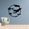 Hanging Bats Halloween Decor Bats, Bat Metal Wall Art, Halloween Bat Sign, Halloween Bat Gift, Home Decor, Animal Wall Art, Halloween Decor