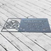 Dog On Premises Please Leave Packages At Gate Metal Sign Decor, Warning Gate Plaque, Beware Of Dog Metal Art, Warning Dog On Premises Sign