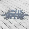 Personalized Kitchen Cut Metal Signkitchen Sign, Kitchen Decor, Custom Kitchen Name Sign, Custom Gift Kitchen Decor, Kitchen Metal Chef Sign