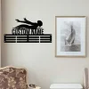 Custom Name Swimming Medal Hanger, Medal Holder Display Rack For Awards And Ribbons, Tiered Award Rack, Sports Medal Hanger