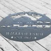 Personalized Farm Metal Sign, Custom Ranch Name Sign, Outdoor Hanging Metal Farm Decor, Gift For Farmer, Farm Name Sign Customized