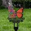 Personalized Memorial Stake Metal, Butterfly Garden Stakes, Those We Love Don't Go Away, Loss Of Grandma, Mothers Day Grave Marker Outdoor