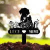 Custom Dog&cat Memorial Garden Stake, Personalized Grave Marker, Dog Cat Memorial Metal Sign, Yard Stake, Outdoor Dog Cat Garden Decor, Cemetery