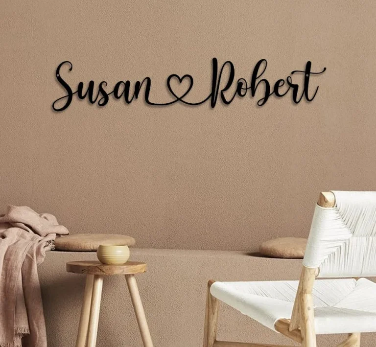 Custom Couples Name Sign For Wedding, Wedding Gift, Housewarming Gift, Bridal Shower Gift, Anniversary Gift, Home Decor, Wedding Decor