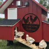 Personalized Chicken Farm Metal Sign, Chicken Coop Sign, Custom Hen House Sign, Farm Coop Sign, Family Name Chicken Coop Sign, Chicken Coop