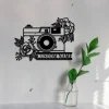 Custom Camera Metal Wall Art, Camera Wall Decor, Custom Photographer Metal Sign, Photo Studio Decor, Camera Metal Sign, Photography Lovers Gift