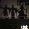 Halloween Witch Metal Yard Stake Shadow Casters, Witch Metal Art, Shadow Caster, Halloween Yard Art, Hauntedhouse, Halloween Decoration