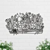 Metal Cactus Decor, Cactus Metal Wall Decor, Large Metal Wall Art, Cactus Sign, Living Room Decoration, Wall Hangings, Housewarming Gift