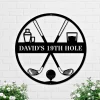 19th Hole Metal Sign, Golf Mancave Sign, Golfer Gifts, Golf Gifts For Men, Personalized Golf Sign, Boyfriend Gift, Husband Gift, Dad Gift