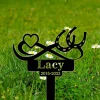 Custom Infinity Horse Memorial Stake, Metal Horse Garden Stake, Personalized Horse Name Yard Stake, Metal Horse Grave Marker, Remembrance Stake