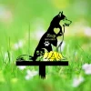 Personalized Siberian Husky Memorial Stake, Metal Stake, Siberian Huskies, Sympathy Sign, Pet Grave Marker, Remembrance Stake, Garden Decor