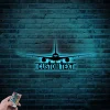 Custom Airplane Metal Art With Led Lights, Gift For Pilot, Gift For Flight Attendant, Airplane Signs, Decoration For Room, Airplane Home Decor