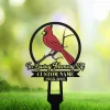 Personalized Memorial Stake Metal, Cardinals Appear, Cardinal Garden Stakes, Mothers Day Fathers Day Grave Marker Outdoor, Loss Of Loved One