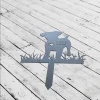 Custom Jack Russell Memorial Stake Sign, Pet Loss Gift, Sympathy Sign, Remembrance Stake, Pet Grave Markers Sign, Metal Sign With Stake, Dog