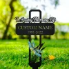 Custom Name Dragonfly Memorial Metal Stake, Dragonfly Name Sign, Garden Metal Stake, Sympathy Gift, Outdoor Grave Marker, Memorial Stake