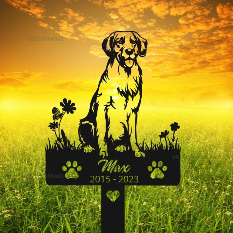 Custom Dog Memorial Stake, Labrador Retriever Remembrance Stake, Labrador Retriever Sign, Sympathy Sign, Pet Grave Marker, Metal Stake, Pet